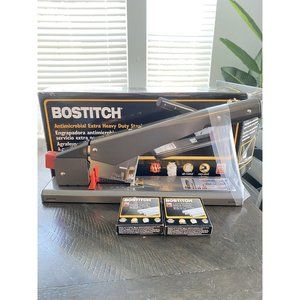 Bostitch Antimicrobial Extra Heavy Duty Stapler/ 215 Sheets With 2 Packs Of Stap